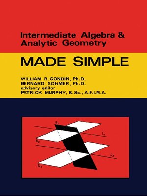 cover image of Intermediate Algebra & Analytic Geometry